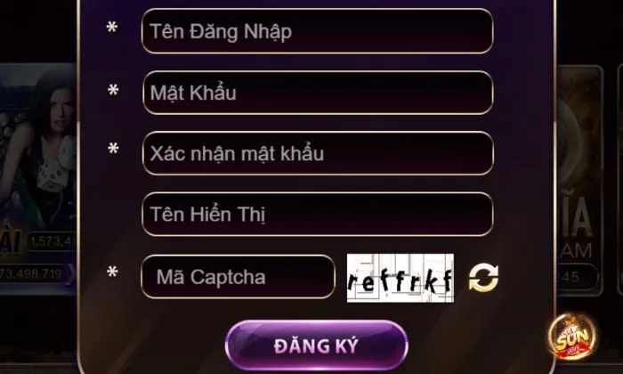 Điền đầy đủ và chính xác các thông tin cá nhân được yêu cầu để mở tài khoản